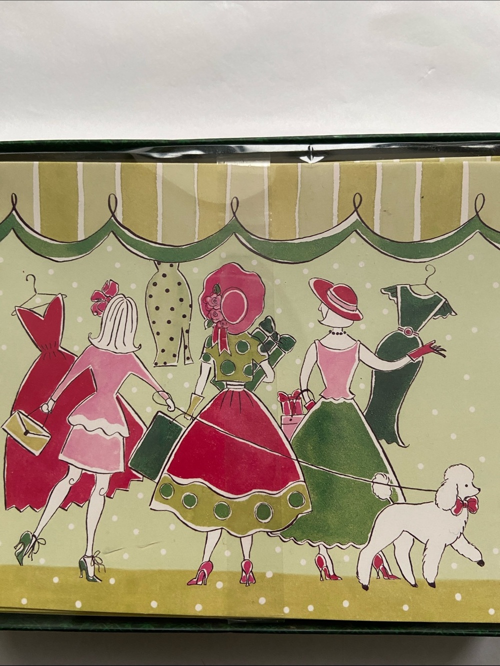 Y2K Punch Studio Ladies Shopping Box of 20 Cards Happiest of Holiday Spirits